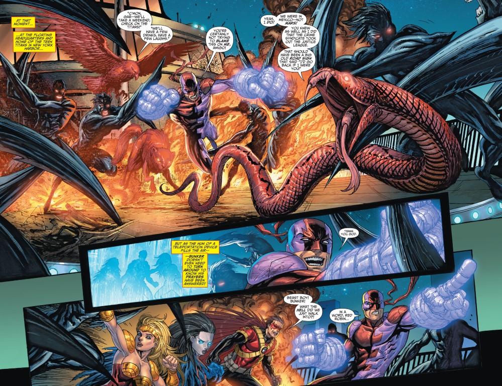 Teen Titans 29 Pg. 18-19 - published by Tyler Kirkham